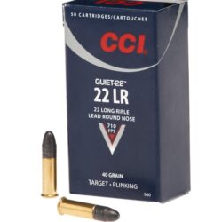 CCI Quiet .22 LR 40-Grain Rimfire Ammunition - 50 Rounds