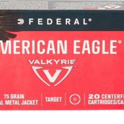 Federal Premium American Eagle .224 Valkyrie 75 Grain TMJ Rifle Ammunition - 20 Rounds