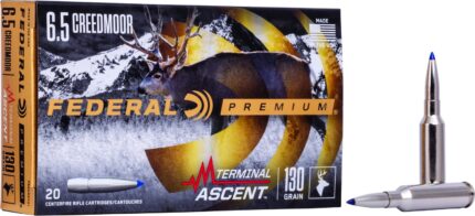 Federal Terminal Ascent 6.5 Creedmoor 130 Grain Ammunition - 20 rounds