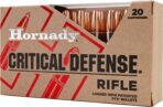 Hornady Critical Defense FTX Rifle Ammunition - 20 Rounds