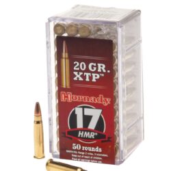 Hornady HP XTP .17 HMR 20-Grain Rimfire Rifle Ammunition - 50 Rounds