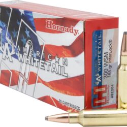 Hornady InterLock American Whitetail .300 WSM 165-Grain Rifle Ammunition