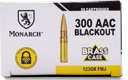 Monarch .300AAC Blackout 123-Grain Ammunition - 50 Rounds