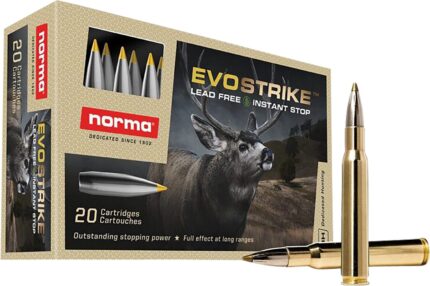 Norma USA Evostrike Polymer Tip Boat Tail 30-06 Springfield 139-Grain Centerfire Rifle Ammunition...