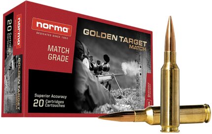 Norma USA Golden Target 6.5 Creedmoor 130-Grain Ammo - 20 Rounds