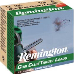 Remington Gun Club Target Load 12 Gauge 8 Shotshells