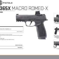 Sig Sauer P365 X-Macro 9mm Luger 17rd Pistol with ROMEO-X