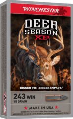 Winchester Deer Season XP .243 Winchester 95-Grain Rifle Ammunition - 20 Rounds