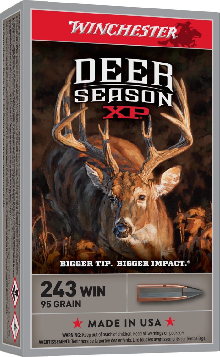 Winchester Deer Season XP .243 Winchester 95-Grain Rifle Ammunition - 20 Rounds