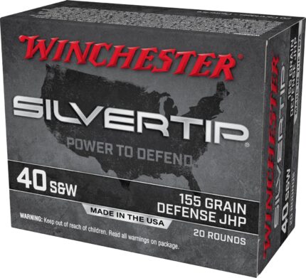 Winchester Silvertip .40 S&W 155-Grain Ammunition - 20 Rounds