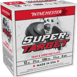 Winchester Target Load 12 Gauge 8 Shotshells - 25 Rounds