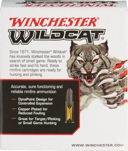 Winchester Wildcat .22 LR 40-Grain Rimfire Ammunition - 500 Rounds