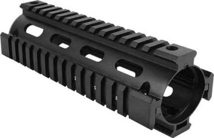 Aim Sports AR-15 Quad Rail Forend 2 Piece Aluminum Black