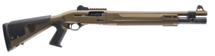 Beretta 1301 Tactical Mod 2 12 Ga, 3" Chamber 18.5" Barrel, Flat Dark Earth, Pistol Grip, 7rd