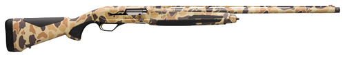 Browning Maxus II 12 Ga, 3.5" Chamber 26" Barrel, Vintage Tan Camo, Overmolded Grip Panels, 4rd