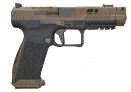 Canik TTI Combat 9mm, 4.6" Ported & Fluted Barrel, TTI Bronze, 10rd