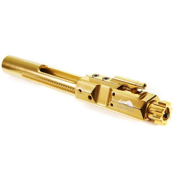 Cryptic Mystic GOLD BCG .308 WIN Bolt Carrier Group for AR 308