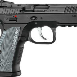 CZ Shadow 2 Compact 9mm, 4" Barrel, Black Frame, Blue Aluminum Grip, 15rd