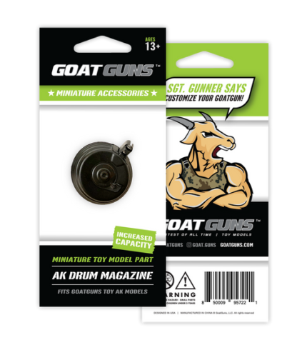 Goat Guns, AK Drum Magazine for Ak47 Goatgun Models, 10rd