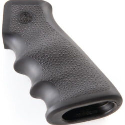 Hogue AR-15 Overmolded Rubber Grip, Finger Grooves Matte Black