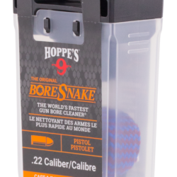 Hoppes BoreSnake Den .22 Caliber Pistol Bronze Brush