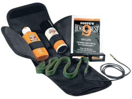 Hoppes BoreSnake Pistol Cleaning Kit 357/9mm Caliber Bronze Bristle