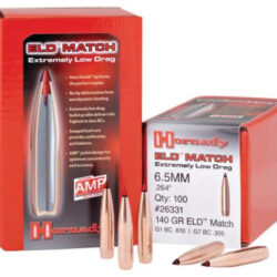 Hornady ELD-M, 6.5MM, 100 Count, 140 Grain, NOT AMMO THESE ARE RELOADING BULLETS