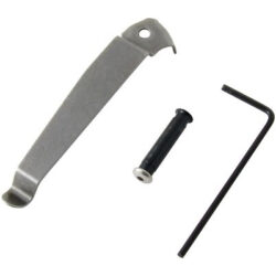 Kel-Tec P3AT, Left Side Belt Clip, Stainless