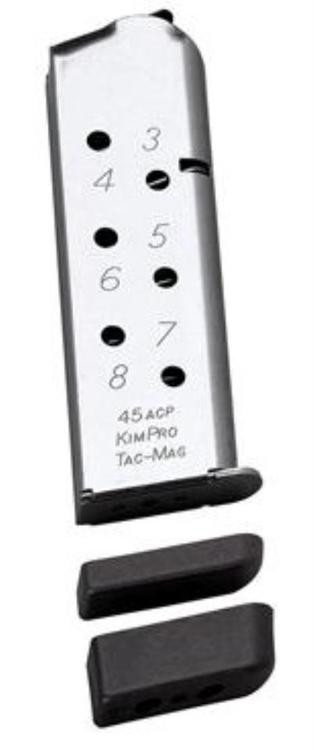 Kimber 1911 Magazine KimPro Tac-Mag 8Rd Full-length 45 ACP