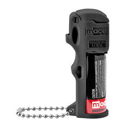 Mace Pocket Pepper Spray, 10% OC Pepper, 10ft Distance, Black