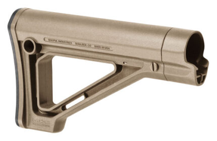 Magpul MOE Carbine Stock, Fixed Position, Synthetic, Flat Dark Earth