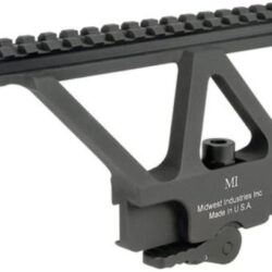 Midwest AK Railed Scope Mount with ADM, 6.75 Rail, Matte Black