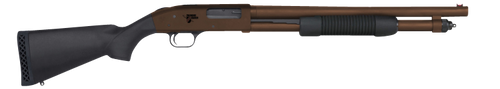 Mossberg 590 Thunder Ranch 12 Ga, 3" Chamber 18.5" Barrel, Patriot Brown Rec/Barrel, Black Furniture, 5rd