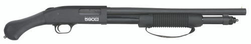 Mossberg 590S Shockwave 12 Gauge, 18.5" Barrel, 3", Bead Sight, Black, 9rd