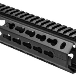 NcStar AR-15 KeyMod Handguard Carbine Length Two Piece Drop In, Black Aluminum