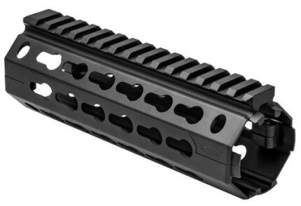 NcStar AR-15 KeyMod Handguard Carbine Length Two Piece Drop In, Black Aluminum