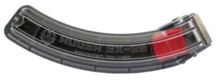 Ruger 10/22 Magazine BX-25 22LR 25rd, Clear,Fits 77/22, SR-22 and 22 Charger