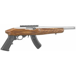 Ruger Charger TALO Edition 22 LR, 10" Threaded Barrel, Brown Laminate, Adjustable Bipod, 15rd