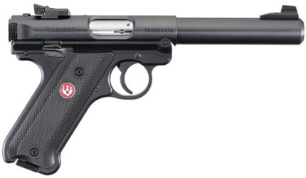 Ruger Mark IV Target 22 LR, 5.5" Barrel, Black, Bull Barrel, California Compliant,10rd