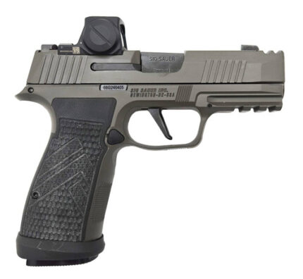 Sig Sauer P365 AXG Legion 9mm, 3.1" Barrel, Gray, Romeo X Red Dot, 17rd