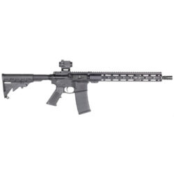 Smith & Wesson M&P 15 Sport III 223/5.56x45mm, 16" Threaded Barrel, Black, M-Lok Handguard, Crimson Trace Red Dot Sight, 30rd