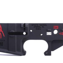 Spike's Spider AR-15 Stripped Lower Black, Color Filled