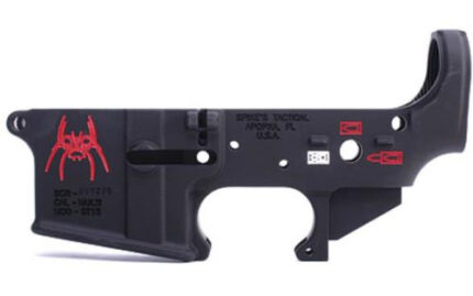 Spike's Spider AR-15 Stripped Lower Black, Color Filled