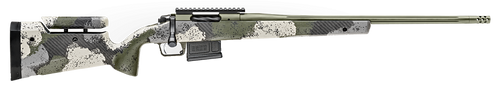 Springfield 2020 Waypoint 6.5mm Creedmoor, 22" Fluted Stainless Barrel, SA Radial Brake, Green, Mil-Spec Green Cerakote, Evergreen Camo Adj Carbon Fiber Stock M-LOK, TriggerTech...