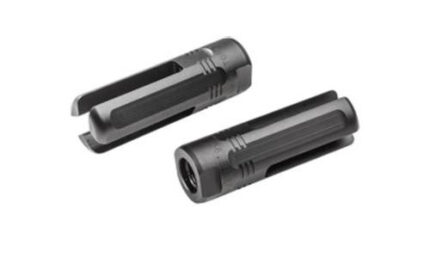 Surefire 3 Prong Eliminator Flash Hider for M4/M16/AR15 Type Weapons 1/2-28 Threads Black Melonite Finish