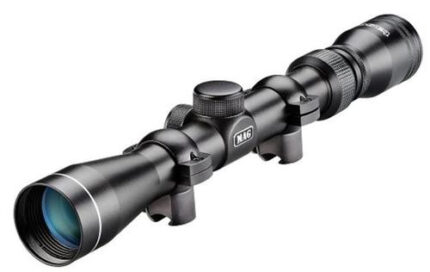 Tasco Rimfire Scope, 3-9x 32mm Obj, 17.75-6Ft@100yds FOV, 1" Tube, Matte, 30/30 Reticle