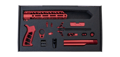 Timber Creek Enforcer AR Pistol Build Kit, M-LOK, Red