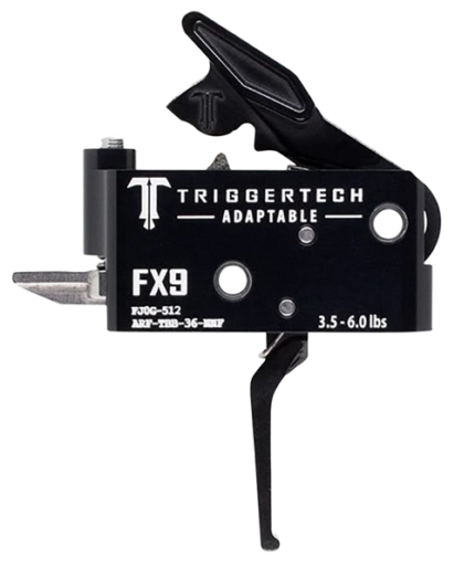 TriggerTech FX-9 Trigger, Adaptable, Black PVD Two-Stage Flat 3.50-6 lbs