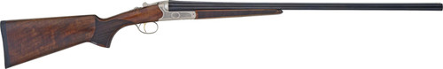 TriStar Bristol SxS 16 Ga, 3" Chamber, 28" Barrel, Silver Engraved, 24K Gold Inlay Rec, Oiled Turkish Walnut Stock, 2rd