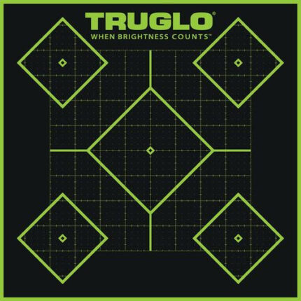 Truglo 6 Pack 5 Diamond Targets Hi-Viz 1/4 Measurments Self-Adhesive